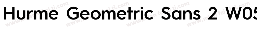 Hurme Geometric Sans 2 W05 Rg字体转换